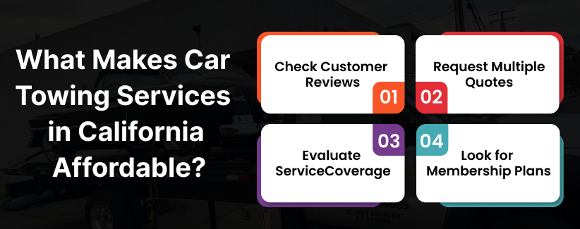 Affordable Car Towing Services in California