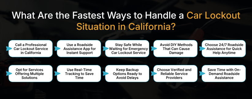 Handle Car Lockout Situation in California